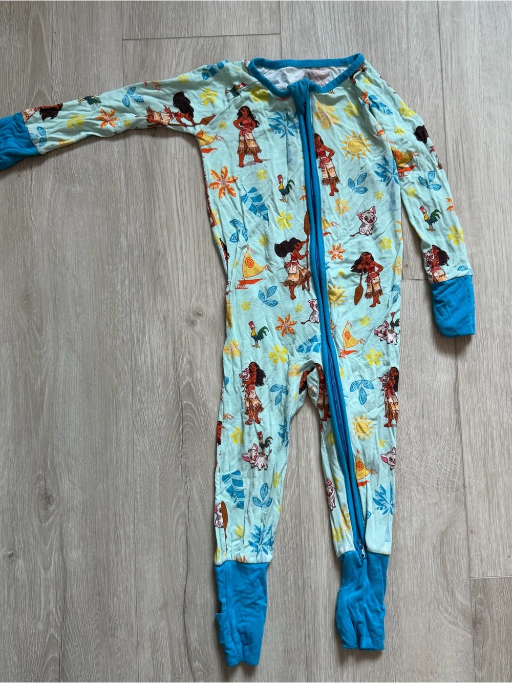 Little Sleepies Bamboo Moana Print Zippy Pajamas